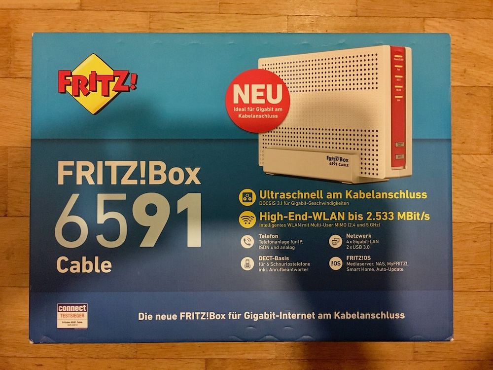 FRITZ!Box 6591 Cable bei den Hipsters