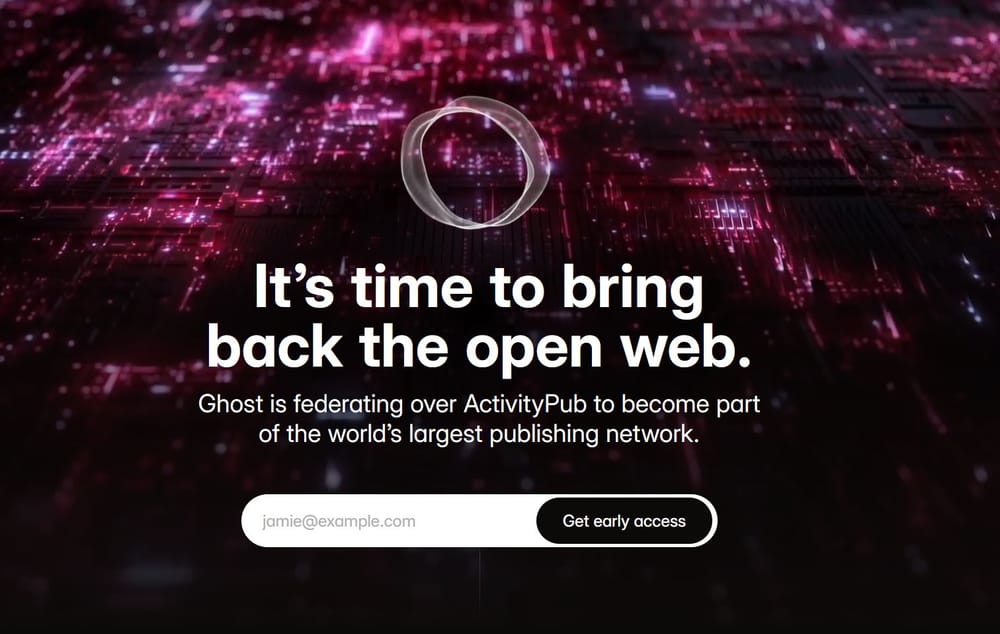 Ghost CMS goes Fediverse