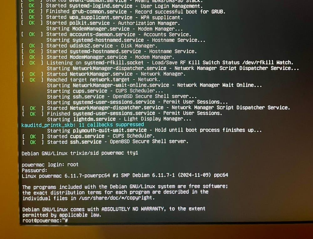 Linux auf dem Powermac G5